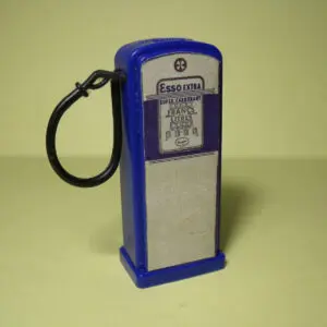 1/43 GARAGE 1 POMPE A ESSENCE ESSO BLEUE JOUETS AZUR DEPREUX VROOM