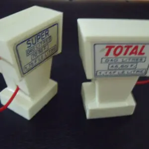 1/43 GARAGE 3 POMPES A ESSENCE TOTAL POUR JOUET NIL 1970 VROOM NOREV ELIGOR