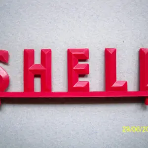 1/43 GARAGE ENSEIGNE SHELL POUR JOUETS NIL 1960 VROOM NO NOREV DEPREUX