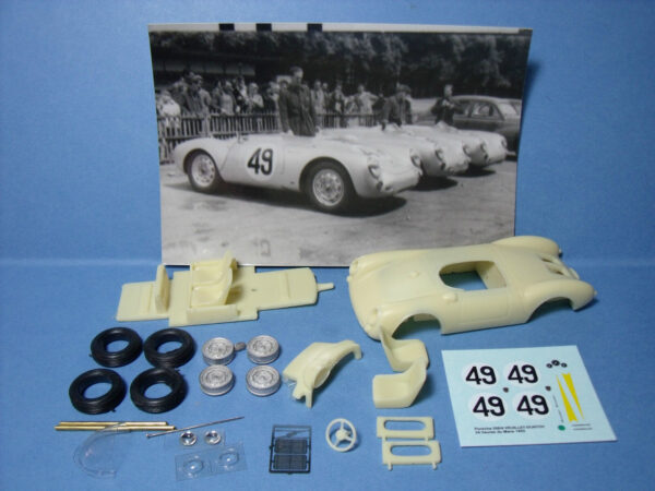 1/43 PORSCHE 550 SPYDER LE MANS 55 '49' VROOM A COLLER A PEINDRE NO SPARK