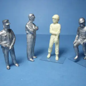 4 FIGURINES 1/43 SET 214 PADDOCK 1960 VROOM FOR SPARK MINICHAMPS