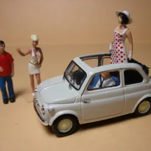 4 FIGURINES 1/43 SET 232 MODE ITALIENNE VROOM A PEINDRE FOR BRUMM NOREV