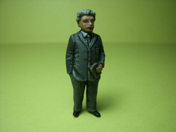 4 FIGURINES 1/43 SET 237 ALBERT EINSTEIN VROOM UNPAINTED FIGURES