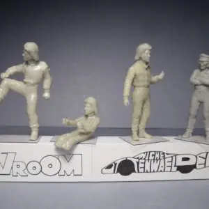 4 FIGURINES 1/43 SET 371 FRANCOIS CEVERT VROOM FOR TYRRELL MATRA SPARK