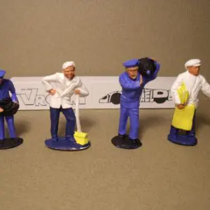 4 FIGURINES 1/43 SET 416 ASSORTIMENT 2 SPOT ON VINTAGE VROOM NO CORGI