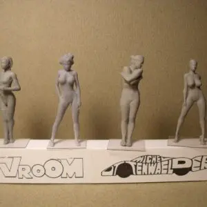 4 FIGURINES 1/43 SET 426 GRACE ET VOLUPTE VROOM FOR NOREV MINICHAMPS SPARK
