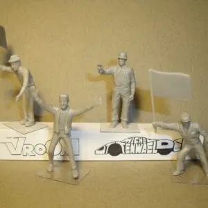 4 FIGURINES 1/43 SET 429 LES DIRECTEURS DE COURSE VROOM FOR SPARK