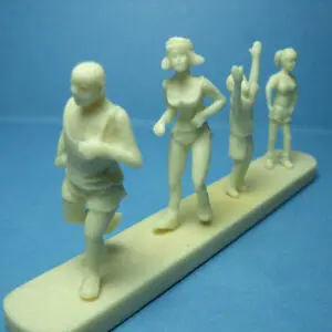 4 FIGURINES SET 145 JOGGING PARCOURS DE SANTE VROOM 1/43