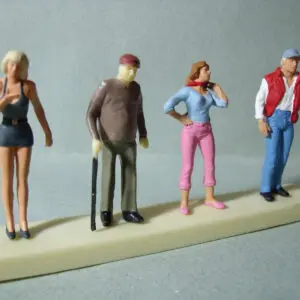 4 FIGURINES SET 68 COUPLES VROOM 1/43 A PEINDRE