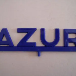 ENSEIGNE AZUR POUR STATION SERVICE ATOMIC GARAGE VROOM 1/43 ACCESSORIES