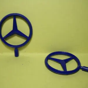ENSEIGNE MERCEDES BENZ X 2 POUR GARAGE STATION DEPREUX VROOM 1/43