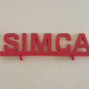 ENSEIGNE SIMCA POUR GARAGE STATION SERVICE DEPREUX VROOM 1/43 MATRA