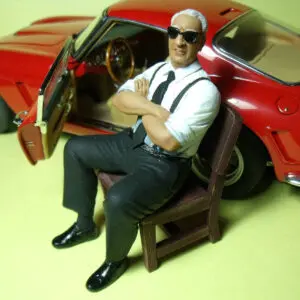 FIGURINE 1/18 ENZO FERRARI ASSIS VROOM NOT PEINT CMC AUTOART HOT WHEELS