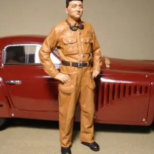 FIGURINE 1/18 ENZO FERRARI RACING 1938 VROOM NOT PEINT FOR CMC GP REPLICAS