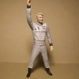 FIGURINE 1/18 F1 MIKA HAKKINEN VROOM NOT PEINT FOR MINICHAMPS MATTEL 1/18