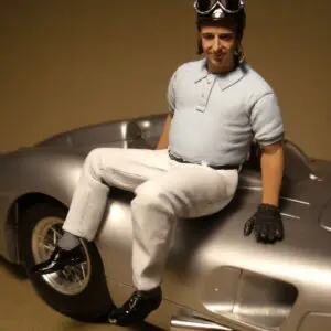 FIGURINE 1/18 FANGIO PIT STOP VROOM NOT PEINT FOR CMR MINICHAMPS CMC