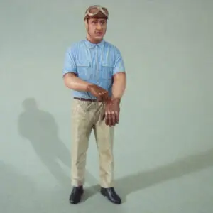 FIGURINE 1/18 FANGIO VROOM NOT PEINT CMR CMC MINICHAMPS MASERATI MERCEDES