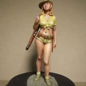 FIGURINE 1/18 GIRL BONNIE VROOM NON PEINT FOR MINICHAMPS MATTEL ERTL