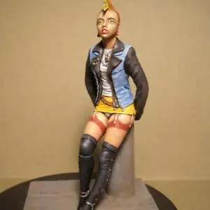 FIGURINE 1/18 GIRL EVA VROOM NOT PEINT POUR NOREV MINICHAMPS SPARK