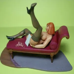 FIGURINE 1/18 GIRL SEGOLENE VROOM NOT PEINT FOR AUTOART MINICHAMPS