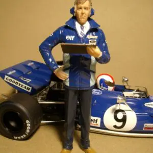 FIGURINE 1/18 KEN TYRRELL VROOM NOT PEINT FOR TSM EXOTO MINICHAMPS