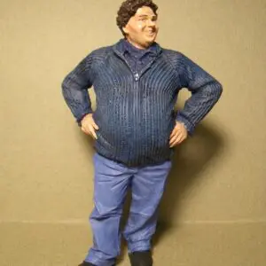 FIGURINE 1/18 MARCEL LE ROUTIER VROOM NOT PEINT FOR IXO SCHUCO MINICHAMPS