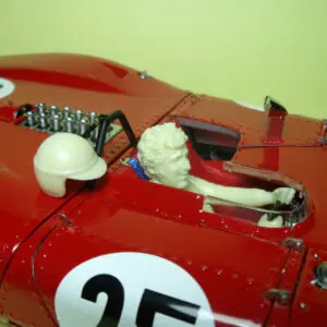 FIGURINE 1/18 MARIO ANDRETTI DRIVING VROOM FOR FERRARI CMC GP REPLICAS CMR
