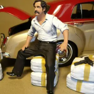 FIGURINE 1/18 PABLO ESCOBAR VROOM NOT PEINT FOR KYOSHO NOREV MINICHAMPS