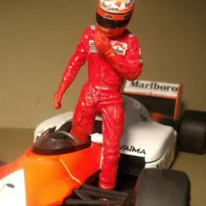 FIGURINE 1/18 PILOTE 19 LAUDA TAG VROOM NOT PEINT MINICHAMPS GP REPLICAS