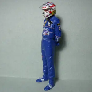 FIGURINE 1/18 PILOTE 21 MANSELL VROOM NOT PEINT FOR MINICHAMPS MATTEL
