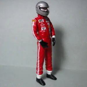 FIGURINE 1/18 PILOTE 23 PAUL NEWMAN VROOM NOT PEINT FOR MINICHAMPS MATTEL