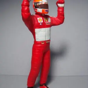 FIGURINE 1/18 PILOTE 5 SCHUMACHER WINNER VROOM NOT PEINT HOT WHEELS MATTEL