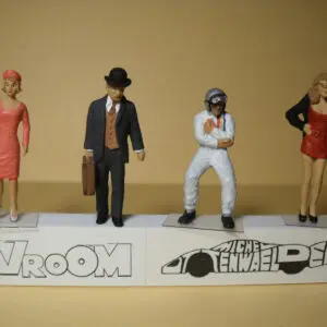 FIGURINES 1/43 ASSORTIMENT A20 VROOM NOT PEINT FOR MINICHAMPS NOREV 1/43