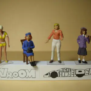 FIGURINES 1/43 ASSORTIMENT A21 VROOM NOT PEINT FOR MINICHAMPS NOREV 1/43