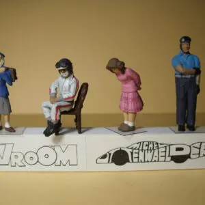 FIGURINES 1/43 ASSORTIMENT A22 VROOM NOT PEINT FOR NOREV MINICHAMPS 1/43