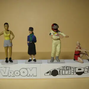 FIGURINES 1/43 ASSORTIMENT A23 VROOM NOT PEINT FOR NOREV MINICHAMPS 1/43