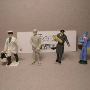FIGURINES 1/43 ASSORTIMENT A26 VROOM NOT PEINT FOR MINICHAMPS NOREV 1/43