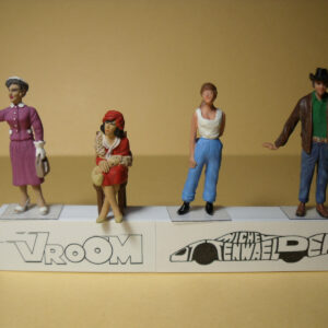 FIGURINES 1/43 ASSORTIMENT A7 VROOM NOT PEINT FOR NOREV MINICHAMPS 1/43