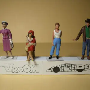 FIGURINES 1/43 ASSORTIMENT A7 VROOM NOT PEINT FOR NOREV MINICHAMPS 1/43