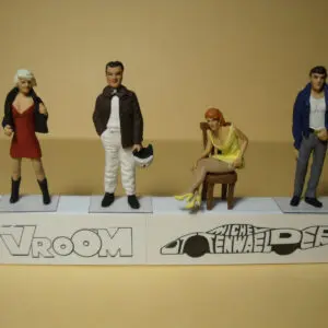 FIGURINES 1/43 ASSORTIMENT A9 VROOM NOT PEINT FOR NOREV MINICHAMPS 1/43
