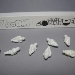 FIGURINES 1/43 MICHELIN 8 MASCOTTES SET 259 VROOM NOREV MINICHAMPS ELIGOR