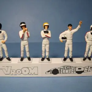 FIGURINES 1/43 SET 246 PILOTES DRIVERS 1960 VROOM NOT PEINT FOR SPARK