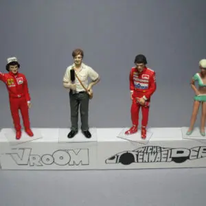 FIGURINES 1/43 SET 264 LE DUEL PROST SENNA VROOM NON PEINT FOR SPARK
