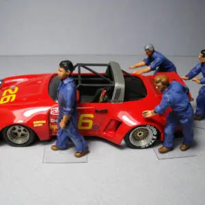 FIGURINES 1/43 SET 266 MECANOS IMSA VROOM NOT PEINT FOR CMR SPARK ARENA
