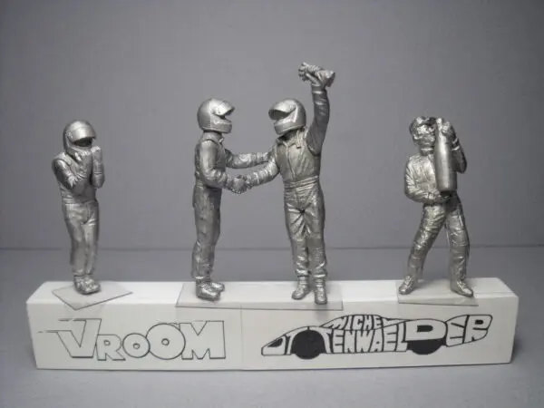 FIGURINES 1/43 SET 307 F1 DRIVERS PILOTES LE TRIOMPHE VROOM FOR MINICHAMPS
