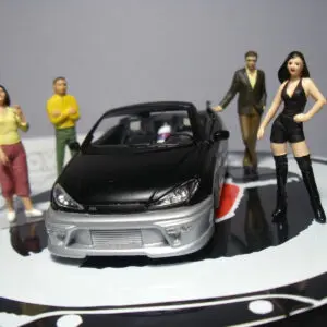 FIGURINES 1/43 SET 316 SALON DU TUNING VROOM NOT PEINT FOR NOREV MINICHAMPS