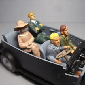FIGURINES 1/43 SET 350 LA BENTLEY DE LA BARONNE VROOM OXFORD MINICHAMPS