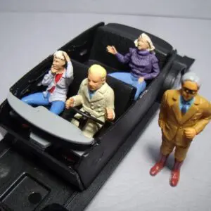 FIGURINES 1/43 SET 354 BALLADE EN PONTIAC VROOM NOT PEINT MINICHAMPS