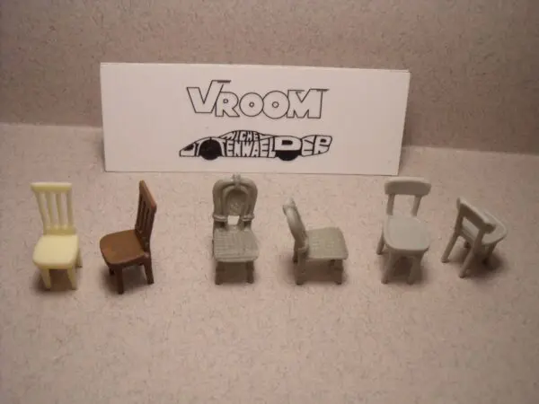 FIGURINES 1/43 SET 463 CHAISES X 6 VROOM FOR ELIGOR SCHUCO MINICHAMPS