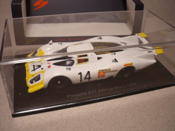 SPARK 1/43 PORSCHE 917 LH LE MANS 1969 NO STARTER PROVENCE MINICHAMPS